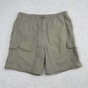 Wrangler Cargo Shorts Men's 42 Gray Rugged Wear Hiking CT28IV High Rise Outdoor